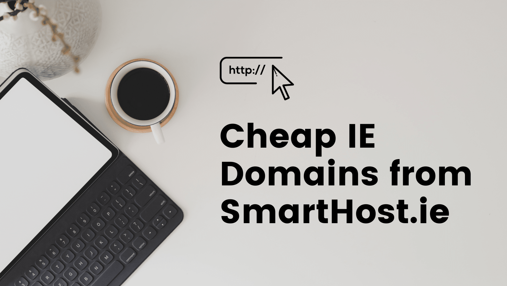 A person is purchasing a domain name from SmartHost.ie.
